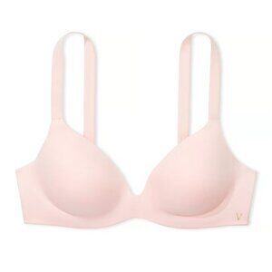 Victoria's Secret Bare Infinity Flex Wireless Plunge Bra- P Pink - 38C- 26708729